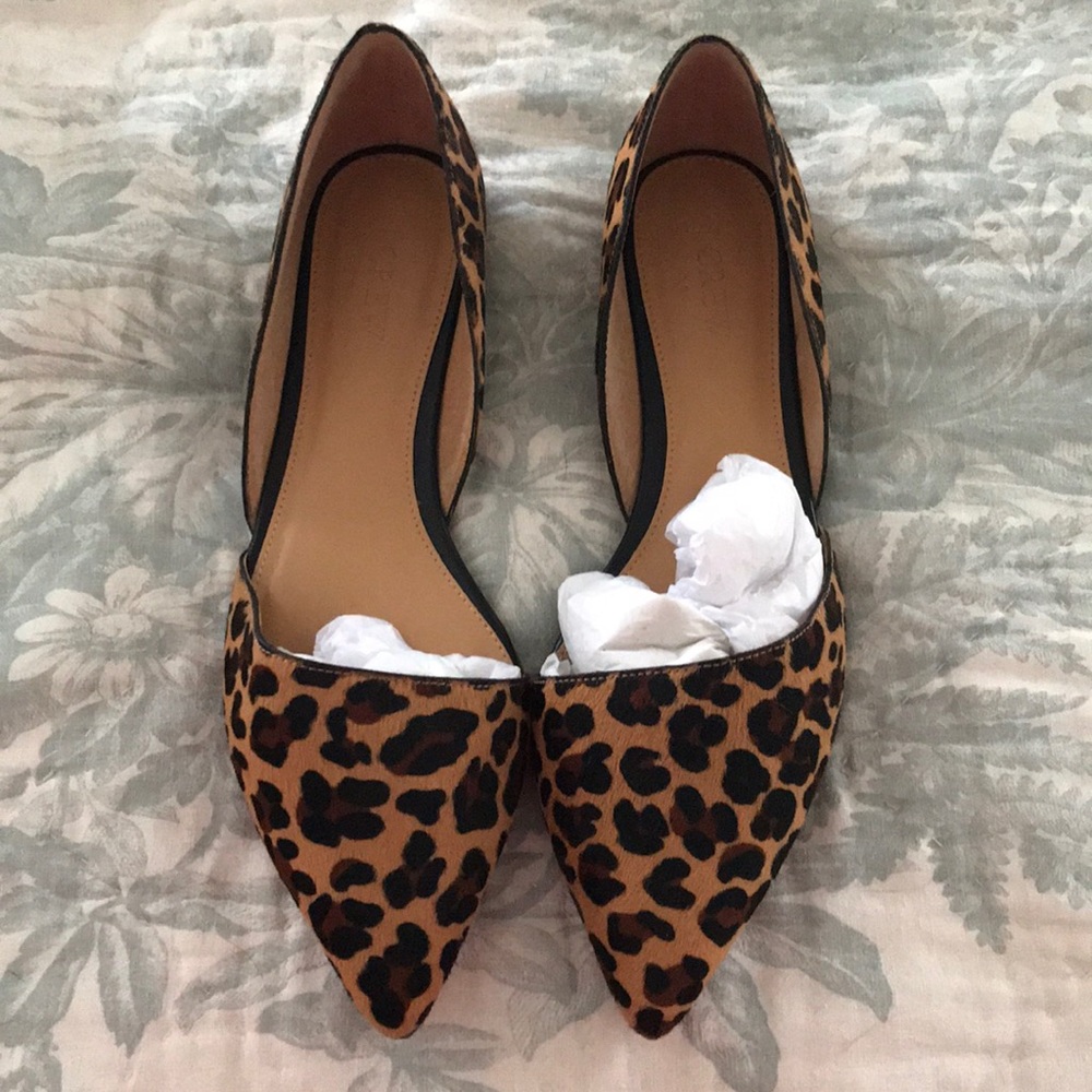 J.Crew Leopard Flats